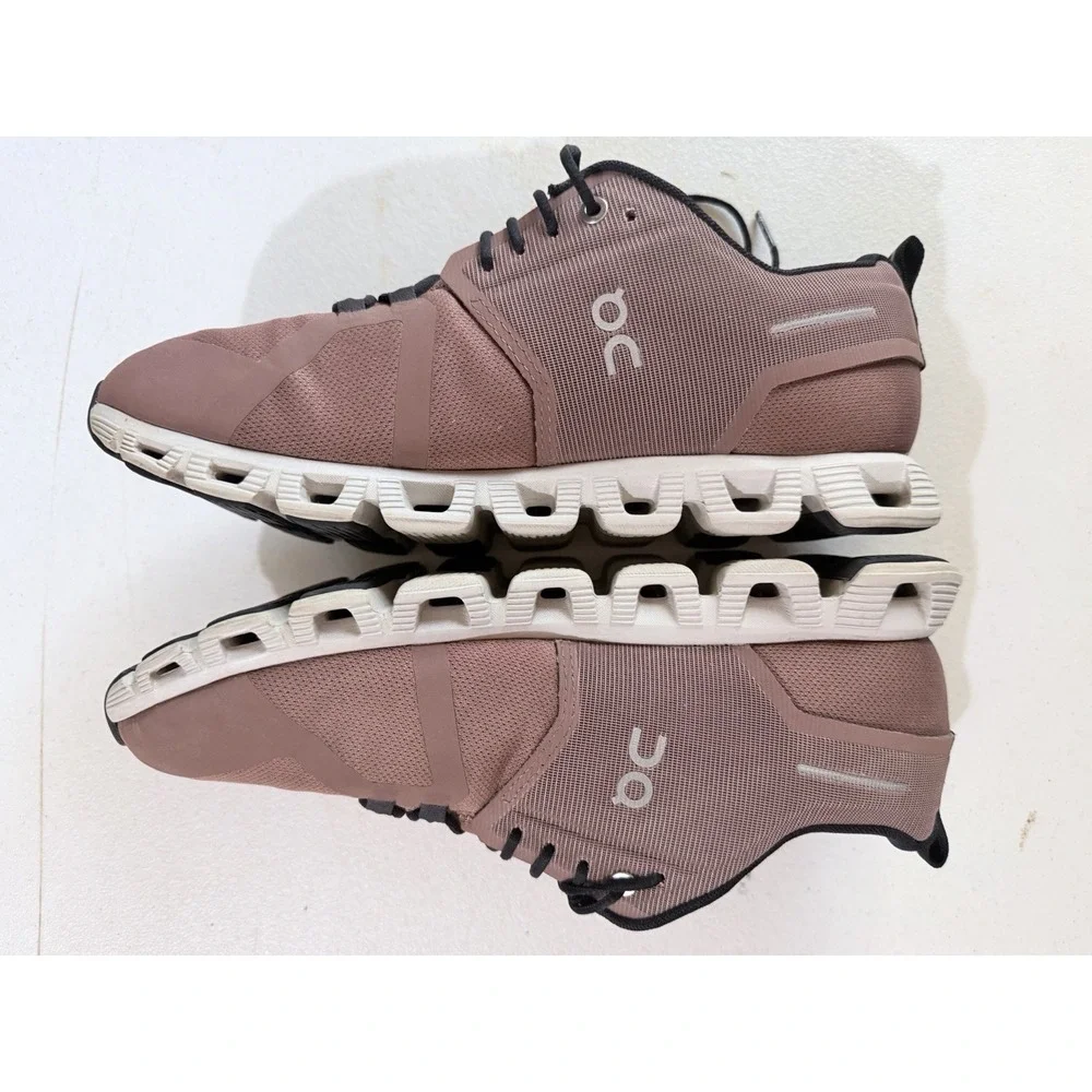 On Cloud 5 Waterproof Mens 8.5 Cocoa Frost Brown Running Shoes 59.98839